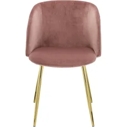 Schalenstuhl Yves Rosa Polyester 55 cm - Schalenstuhl