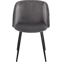 Schalenstuhl Yves Grau Polyester 55 cm - Schalenstuhl