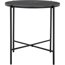 Beistelltisch Jack Schwarz Keramik 50 cm - Beistelltisch