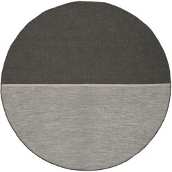 Teppich Magnetize Grau Wolle/Polyester 170 cm 170 cm - Farbe: Hellgrau, Dunkelgrau - Material: Wolle, Polyester - Teppich