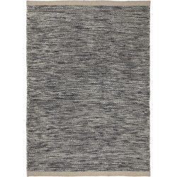 Teppich Asko Schwarz Wolle 170 cm 240 cm - Farbe: terrazzo - Teppich
