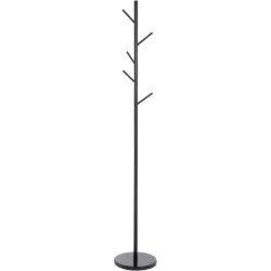 Kleiderständer Noemi Schwarz Stahl 29 cm 172 cm - Farbe: schwarz matt - Kleiderständer