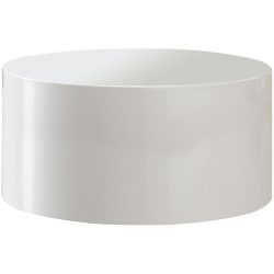 Salontisch Danny Weiss Holz/MDF 60 cm - Material: Holz, MDF - Salontisch