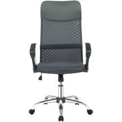 Bürostuhl Zack Schwarz Kunstleder/Nylon 62 cm 111 cm Höhenverstellbar (manuell) - Material: Textilleder/Mesh - Bürostuhl