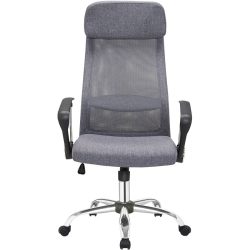 Bürostuhl Anu Grau Stoff 62 cm 118 cm Höhenverstellbar (manuell) - Material: Nylon Stoff - Bürostuhl