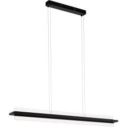 Eglo Pendellampe Spadafora Schwarz Aluminium/Kunststoff/Stahl 8 cm 110 cm - LED - Lichtfarbe: Warmweiss - Material: Aluminium/Stahl/Kunststoff -