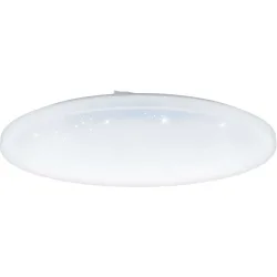 Eglo Deckenlampe Frania-S Transparent Stahl/Kunststoff 7 cm - Farbe: glas - LED - Lichtfarbe: Warmweiss - Material: Kunststoff/Stahl - Deckenlampe-
