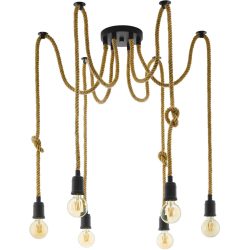 Eglo Pendellampe Rampside Schwarz Stahl 159 cm - Pendellampe