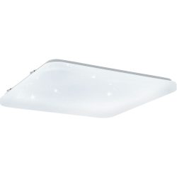 Eglo Deckenlampe Frania-S Transparent Stahl/Kunststoff 43 cm 7 cm - Farbe: glas - LED - Lichtfarbe: Warmweiss - Material: Kunststoff/Stahl -