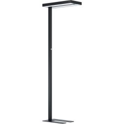 Eglo Stehlampe Garabella Weiss Aluminium/Kunststoff 28 cm 196 cm - Farbe: schwarz - LED - Lichtfarbe: Helles Neutralweiss - Stehlampe- LED