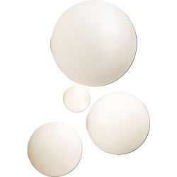Designer-Wandlampe Artemide Dioscuri E14 dimmbar D 14 cm - Farbe: Weiss - Material: Glas - Designer-Wandlampe