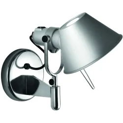 Designer-Wandlampe Artemide Tolomeo - Farbe: alufarbig - LED - Lichtfarbe: Extra warmweiss - Material: Aluminium - Designer-Wandlampe- LED