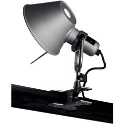 Designer-Wandlampe Artemide Tolomeo Pinza - Farbe: alufarbig - LED - Lichtfarbe: Extra warmweiss - Material: Aluminium/Stahl - Designer-Wandlampe- LED