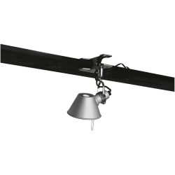 Designer-Wandlampe zum Klemmen Artemide Tolomeo Micro - Farbe: alufarbig - LED - Lichtfarbe: Extra warmweiss - Material: Aluminium/Stahl -