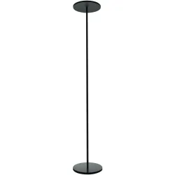 Designer-Stehlampe Artemide Athena dimmbar D 32 cm H 183 cm - Farbe: schwarz - LED - Lichtfarbe: Extra warmweiss - Material: Aluminium/Stahl -