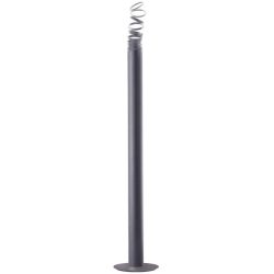 Designer-Stehlampe Artemide Decomposé Light D 30 cm H 180 cm - Farbe: rauchgrau - LED - Lichtfarbe: Warmweiss - Material: Aluminium -