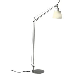 Designer-Leselampe Artemide Tolomeo E27 H 108 cm - Farbe: natur - Material: Aluminium - Designer-Leselampe