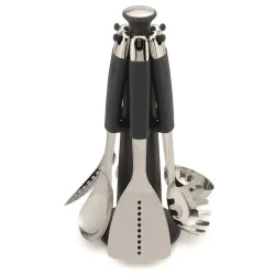 Halter Joseph Joseph Elevate Schwarz/Silber Edelstahl/Nylon 22 cm - Farbe: silber/schwarz - Halter
