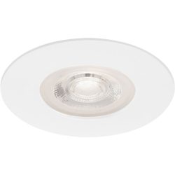 Einbaustrahler Marano Weiss Kunststoff 9 cm 2.5 cm - LED - Lichtfarbe: Warmweiss - Einbaustrahler- LED Energiesparlampe