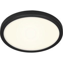 Deckenlampe Cissione Schwarz/Weiss Kunststoff/Metall 41 cm 3 cm - LED - Lichtfarbe: Helles Neutralweiss - Material: Metall/Kunststoff - Deckenlampe-
