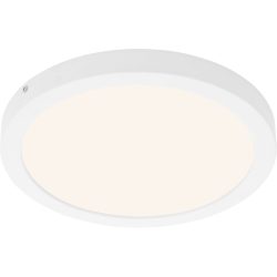 Deckenlampe Cissione Weiss Kunststoff/Metall 30 cm 3 cm - LED - Lichtfarbe: Helles Neutralweiss - Material: Metall/Kunststoff - Deckenlampe- LED