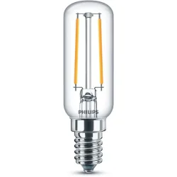Leuchtmittel Philips Glas E14 T 2.5 cm 2.1 W - Farbe: transparent - LED - Lichtfarbe: Extra warmweiss- LED Leuchtmittel