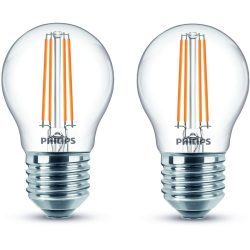 Leuchtmittel Philips Glas E27 4.3 W - Farbe: transparent - LED - Lichtfarbe: Extra warmweiss - Leuchtmittel- LED Leuchtmittel
