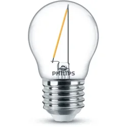 Philips LED, Philips LED 76425800 LED EEK F (A - G) E27 Tropfenform 1.4 W = 15 W Warmweiß (Ø x L) 4.5 cm x 7.8 cm 1 St.