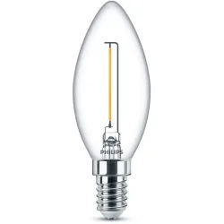 Leuchtmittel Philips Glas E14 T 3.5 cm 60 W - Farbe: transparent - LED - Lichtfarbe: Extra warmweiss- LED Leuchtmittel