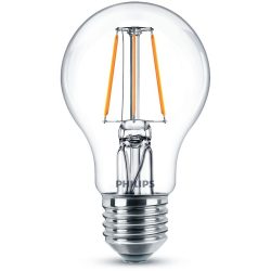 Leuchtmittel Philips Glas E27 4.3 W - Farbe: transparent - LED - Lichtfarbe: Extra warmweiss - Leuchtmittel- LED Leuchtmittel