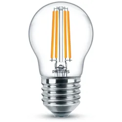 Philips LED 76231500 LED EEK E (A - G) E27 Tropfenform 6.5 W = 60 W Warmweiß (Ø x L) 4.5 cm x 7.8 cm 1 St.