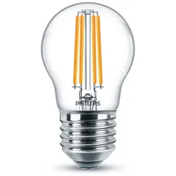 Philips LED 76231500 LED EEK E (A - G) E27 Tropfenform 6.5 W = 60 W Warmweiß (Ø x L) 4.5 cm x 7.8 cm 1 St.
