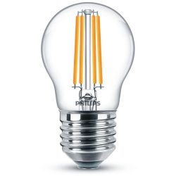 Philips LED 76231500 LED EEK E (A - G) E27 Tropfenform 6.5 W = 60 W Warmweiß (Ø x L) 4.5 cm x 7.8 cm 1 St.