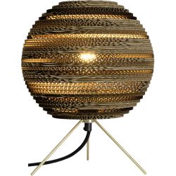 Graypants Tischlampe Moon Braun Karton 25 cm 22 cm - Tischlampe