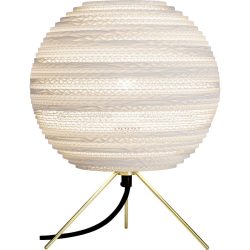 Graypants Tischlampe Moon Weiss Karton 25 cm 22 cm - Tischlampe