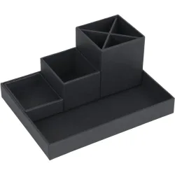 LENA Schreibtisch Organizer - Dunkelgrau