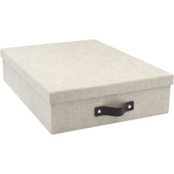 OSKAR Aufbewahrungsbox A4 - Linnen Canvas