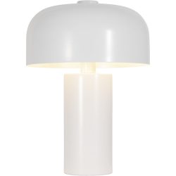 Tischlampe Cadiz Weiss Metall 27 cm 36 cm - Tischlampe
