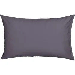 Kissenbezug Lina Grau Leinen 45 cm 45 cm - Farbe: anthrazit - Kissenbezug
