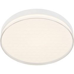 Deckenlampe Ria Weiss Kunststoff 48 cm 9 cm - LED - Lichtfarbe: Warmweiss - Material: Acryl - Deckenlampe- LED Energiesparlampe