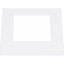 Deckenlampe Tavella Weiss Kunststoff 15 cm 2 cm - LED - Lichtfarbe: Extra warmweiss - Helles Neutralweiss - Deckenlampe- LED Energiesparlampe