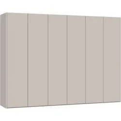 Kleiderschrank Arena Collection Grau Holz 302.7 cm 58.5 cm 220 cm - Material: Holzwerkstoff - Schweizer Möbelhersteller - Kleiderschrank