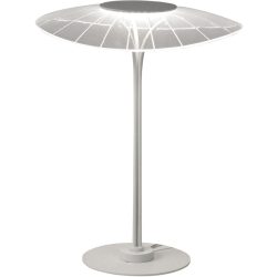Tischlampe Arber Weiss 30 cm 38 cm - LED - Lichtfarbe: Warmweiss - Material: Metall/Methacrylat - Tischlampe- LED Energiesparlampe
