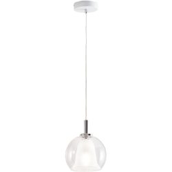 Pendellampe Aby Transparent Glas/Metall 26 cm Höhenverstellbar (manuell) - Material: Metall/Glas - Pendellampe
