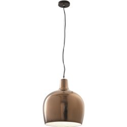 Pendellampe Brace Bronze Metall 34 cm Höhenverstellbar (manuell) - Pendellampe