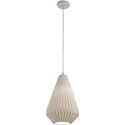 Pendellampe Albina Weiss Metall 34 cm - Pendellampe