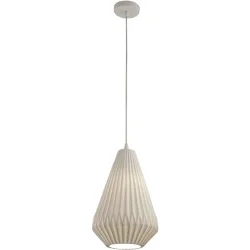 Pendellampe Albina Weiss Metall 34 cm - Pendellampe