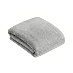 Esprit Badetuch Modern Solid Grau Baumwolle 100 cm 150 cm - Farbe: steingrau - Badetuch