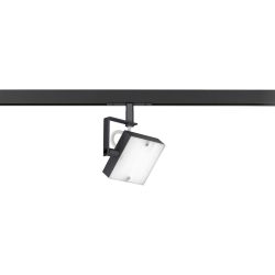System HV-Track6 Schwarz Metall 1 cm 8 cm - LED - Lichtfarbe: Extra warmweiss - System- LED Energiesparlampe