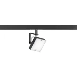 System HV-Track6 Schwarz Metall 1 cm 8 cm - LED - Lichtfarbe: Extra warmweiss - System- LED Energiesparlampe
